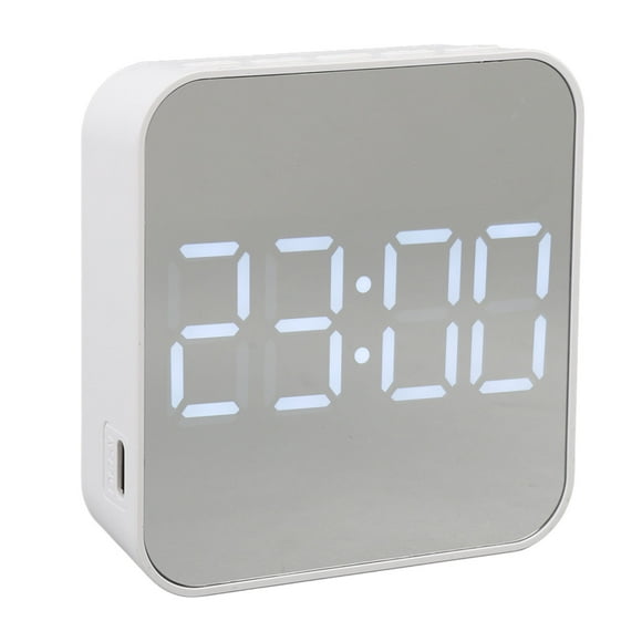 Roloj Digital LED, RelOJ Despertador Electónnico LED CON 2 CONFIGURACIONES DE ALARMA Y VISIZÓN DE FECHA TEMPORAL, RELOJ DE NOCHE PEQUERO PARA MULTIFUNCIAL PARA DORMitorio y