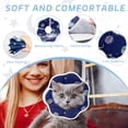 thumbnail image 3 of Miaocao Soft Adjustable Cat Cone Collar, Comfortable Cat Recovery Collar, 3 of 7