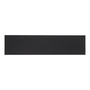 Bowery Hill Wood W-Shaped Legs Console Table in Black Finish