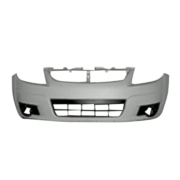 New Aftermarket  Unpainted Front Bumper Cover Replaces 71700808105PK 2010 - 2012 models with fits 2007-2009 Suzuki SX4 Base Hatchback 4-Door