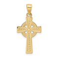 thumbnail image 3 of 10k Reversible GOD IS LOVE Celtic Cross Pendant, 3 of 3