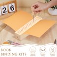 thumbnail image 4 of Wood Book Binding Cradle with Awl Portable Bookbinding Punching Cradle Bookbinding Supplies for DIY Crafts Signatures, 4 of 11