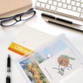 thumbnail image 3 of A5 Plastic Wallets Clear - 24 Pcs Popper Wallet Polypropylene Document Folder Gift, 3 of 5
