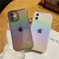 thumbnail image 2 of Luxury Stylish Laser Gradient Glitter Clear Soft Case for iPhone 11Pro max Shockproof Transparent Silicone Cover(Black), 2 of 8