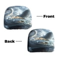 thumbnail image 3 of Headrest Covers for Cars Accessories Interior for Women Men 2Pcs - Fantasy Swan Yacht Design Head Rest Cover for Car Decorations, Car Headrest Cover for Car Decor Interior, 3 of 8