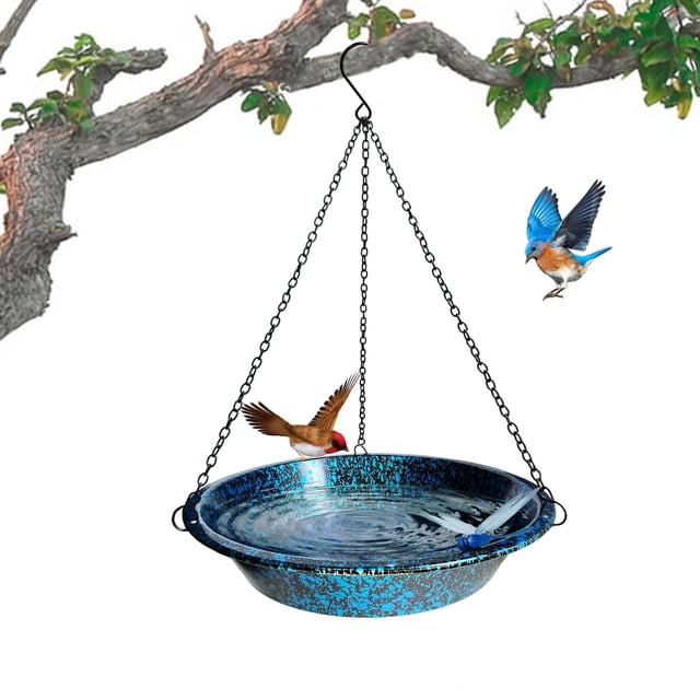 Comedero colgante para pájaros TIANCENTRAL H, 29 cm, cuenco, ventana, para pájaros