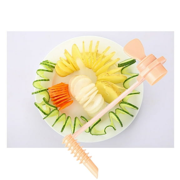 FOMIYES Vegetable and Tool Curl Slicer ABS Plastic Vegetable Shredder for Kitchen Home Use 1 Piece