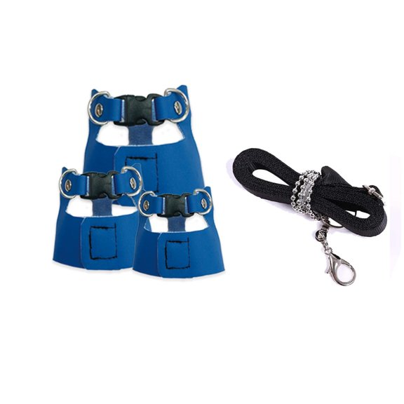 Lynono Co.,Ltd 3Pack Comfortable Ferrets Squirrels Harnesses Pet Harnesses Leashes Regulable