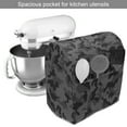 thumbnail image 2 of Abstract Stand Mixer Cover, Monochrome Camouflage Pattern of Geometric Effects Digital Style Minimalist Graphic, Kitchen Appliance Organizer Bag Cover with Pockets, 5 Quarts, Grey, by Ambesonne, 2 of 4