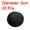 Black, variant on Wool Felt Balls Beads Woolen Fabric 3cm 30mm Brown for Home Crafts 20Pcs