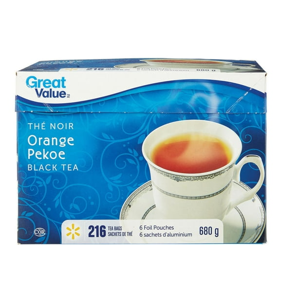 Great Value Orange Pekoe Black Tea Walmart.ca