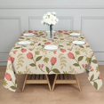 thumbnail image 3 of Floral 42" Square Waterproof Tablecloth, Floral Print Polyester Table Cover, 3 of 6