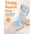 thumbnail image 5 of Wearlizer Braided Magnetic Compatible with Apple Watch Band for Women & Men, D-Shape Stretchy Elastic Nylon Strap, Fits 38/40/41/42/44/45/46/49mm, for iWatch Series 11 10 9 8 7 SE Ultra, 5 of 7