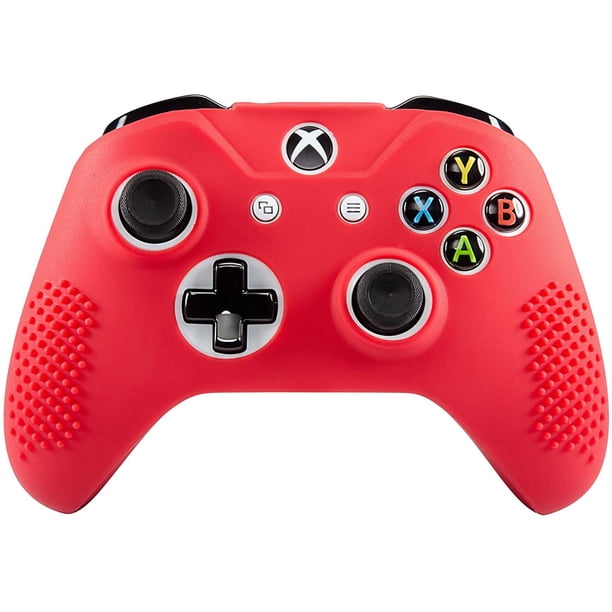 Funda de silicona antideslizante para controlador Xbox One X/S, protección antideslizante para controlador Xbox One X/S con tapa de joystick de 2 piezas, funda de silicona para Xbox One Sincero Electrónica