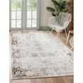 thumbnail image 1 of Unique Loom 3134035 9 x 12 ft. Casino Sofia Rectangular Rug, Ivory, 1 of 10