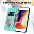 thumbnail image 4 of Compatible avec iPhone 8 Plus Étui Portefeuille Motif Animaux Mignons avec Fentes pour Cartes Couverture Rabattable, 4 of 5