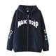 thumbnail image 1 of Dark hip-hop gótico Harajuku Y2k estampado de araña cremallera Sudadera con capucha hombres y mujeres Harajuku chaqueta sudadera, 1 of 5