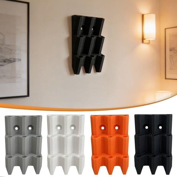 Dart Holder Wall Mount Display Rack- Bracket for 9 Steel or Soft Tip Darts, Wall Mounted Organizer Storage Rack Storage and Organizer Accessory for Dart Players (No Darts Included)