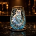 thumbnail image 7 of Tuvgenk Crystal Whisky Glass 420ml Hand-Blown Cat Figurine Tumbler with Gold Rim Gift Boxed for Men, 7 of 7