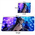 thumbnail image 1 of Bunny Girl Sakurajima Mai Mouse Pad Xxl Gaming Accessories Keyboard Desk Mat Computer PC Gamer Cabinet Carpet Large Mousepad Rug, 1 of 5