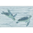 thumbnail image 3 of Authentic Hotel and Spa  Turkish Cotton Turtles Embroidered White 2-piece Towel Hand Set, 3 of 3