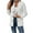 White, variant on Bxsruta Coat for Women, Women's Tailored Button Up Casual Shirt Jacket, Long Sleeve Collared Outerwear for Everyday Style
