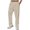 Beige, variant on Chiccall Mens Casual Elastic Waist Pants Drawstring Summer Beach Pant Lightweight Stretch Trouser Green L