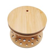 Artist's Loft Rotating Bamboo Paint Brush Organizer - 360-Degree 40-Slot Desktop Storage - Natural Brown - 6.3 - 1-Pack