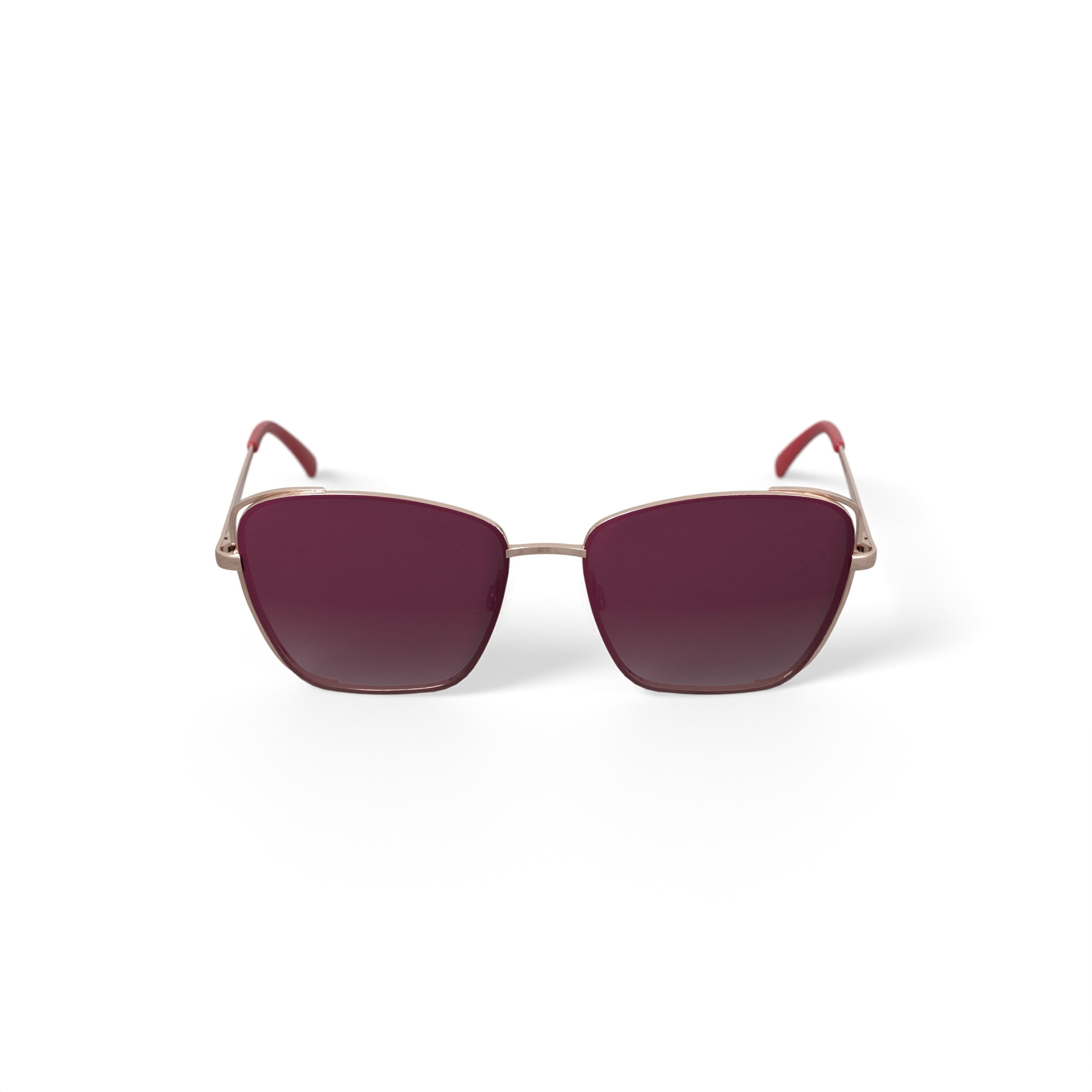 bebe Women's Rx'able Fashion Sunglasses, BBOS2000, Rose Gold, 55-16-140, with Case