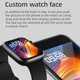 thumbnail image 4 of 2022 Iwo 13 X8 Smartwatch Bluetooth Call Tracker Cronómetro Tarjeta De Ritmo Cardíaco AC Para Android Iphone Hombres Wom, 4 of 4