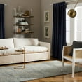 thumbnail image 3 of TOWN & COUNTRY LUXE Remi Abstract Line Art Handcrafted 100% Wool Area Rug, Grey/Blue, 8"x10", 3 of 10