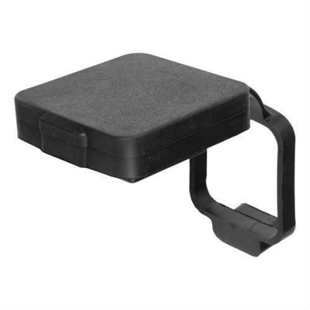 CURT 21728 Rubber Trailer Hitch Cover with 4Way Flat Wiring Holder
