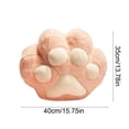 thumbnail image 4 of Cat Paw Pillows, Throw Pillows for Couch & Bedding, Soft Plush Paw Shaped Sofa Cushion for Home Office, Comfortable, Breathable, Lightweight, 16 inch Decorative Throw Pillows, 4 of 7