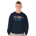 thumbnail image 5 of Popeye Ironic American Patriots Cool Sweatshirt for Men or Women Brisco Brands S, 5 of 6