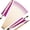 2 fuchsia + 1 white, variant on Cussparte 12X 32" Traditional Wooden Arrows 5" Feather Longbow Recurve Bow Archery Hunting