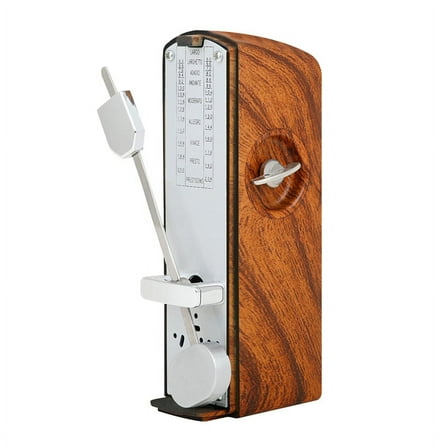 Piano Mechanical Metronome Electronic Retro Metronome for Universal Piano Guitar Violin Musical Light Wood Color,1 x Electronic metronome,Light Wood Color