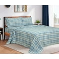 thumbnail image 2 of Bliss Casa Flannel Bed Sheets – 100% Cotton, Double Brushed for Extra Softness – Warm & Cozy All-Season Comfort – Deep Pockets – 3-Piece Twin Sheet Set (Casa), 2 of 7