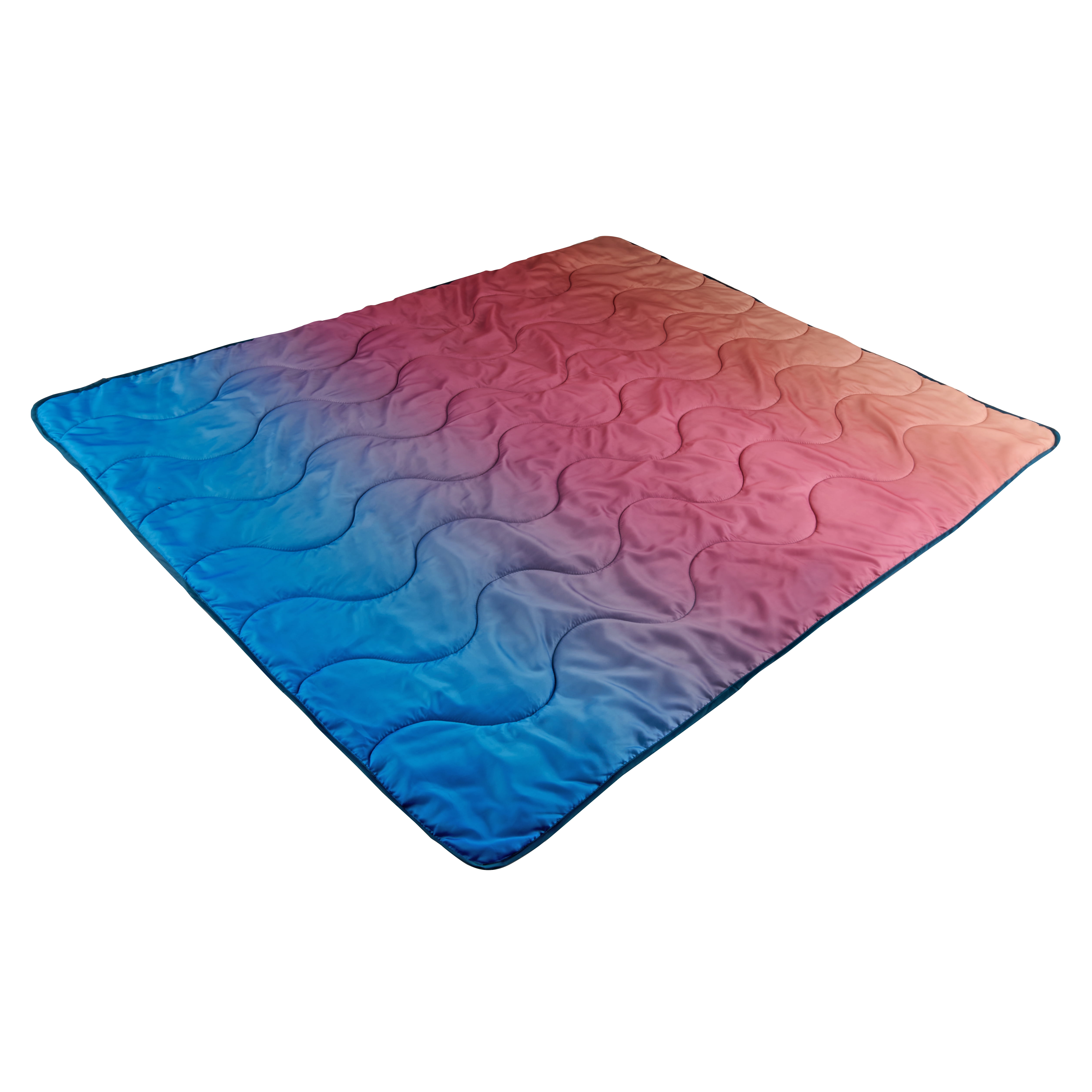 Ozark Trail Packable Blanket, 70 in x 60 in, Gradient Design, for Camping, Travel and Picnics
