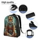 thumbnail image 5 of Disketp Pond Meditating Tiger Mochila Unisex de Apertura Lateral Completa, Mochila para Laptop para Escuela, Trabajo y Viajes, 5 of 8