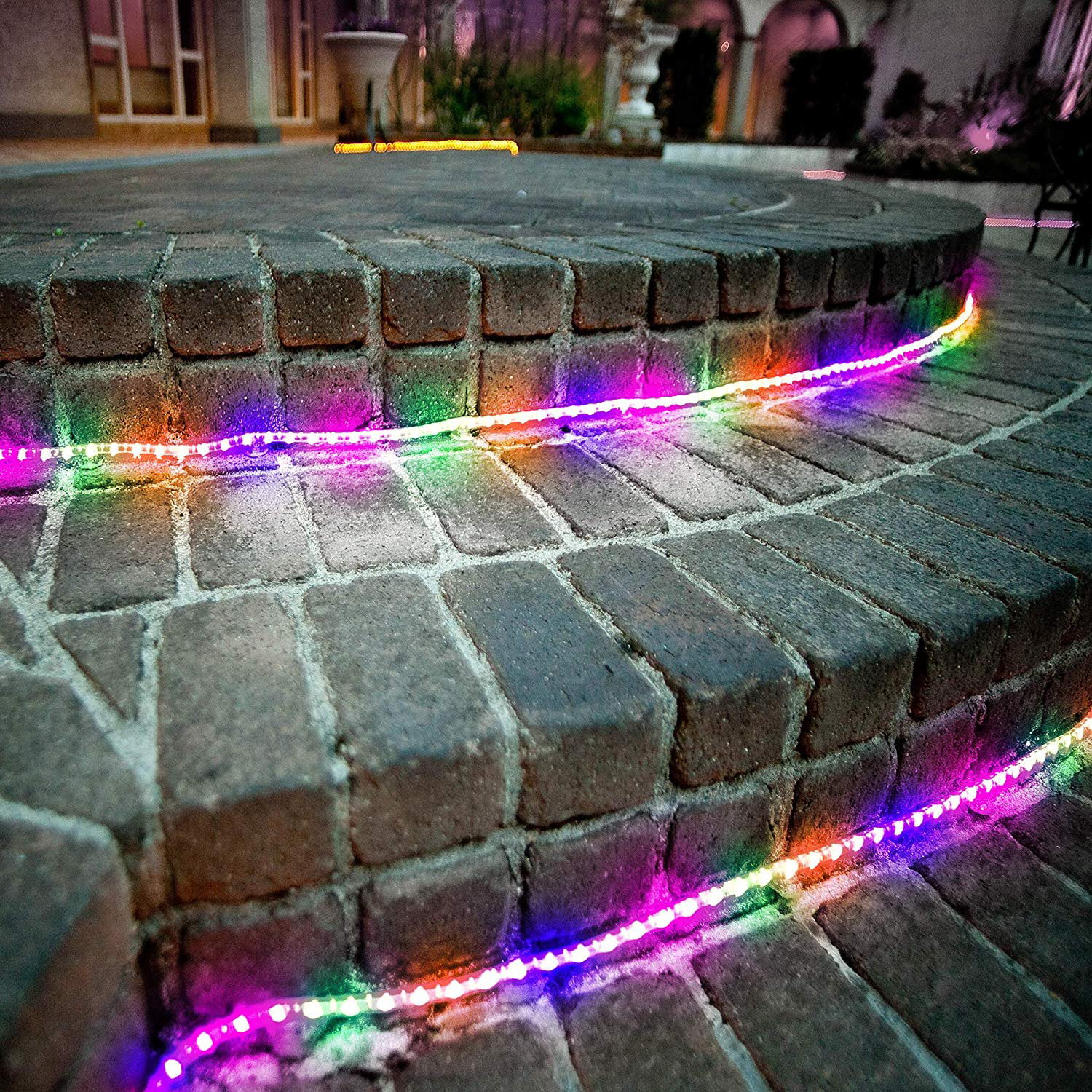 Tupkee Multi-Color LED Rope Light, 24 Feet, 144 Long Life Bulbs, Indoor &  Outdoor - 2 Pack 