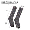 thumbnail image 4 of Rateoe Mardi Gras Carnival3 Compression Socks for Women and Men 20-30mmHg-Circulation Support Socks Knee High Nurse Pregnant Running Medical and Travel Athletic, 4 of 7