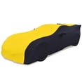 thumbnail image 4 of C7 Corvette Ultraguard Stretch Satin Indoor Car Cover : Sport Series Yellow/Black, 4 of 15