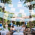 thumbnail image 6 of 6 Pack Papel Picado Mexican Wedding Cielito Lindo Party Decor 118 Feet Dia De Los Muertos Decor Classroom Banner for Altar Mexican Wedding Birthday(Blue and White,Amor), 6 of 7