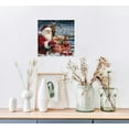 thumbnail image 5 of NIJIANKEHAN Christmas Wall Art Snowman Wall Decor Santa Claus Canvas Christmas Pictures Home Decorations Red Watercolor Deer Painting for Living Room Bedroom Xmas Party Winter Cottage Artworks Gifts, 5 of 5