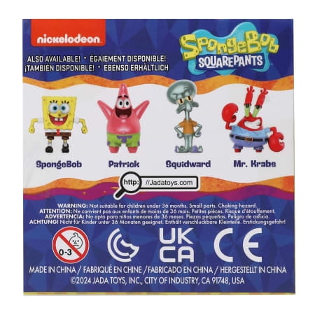 Jada Toys 2.5" Metal Fig - Individuel - Spongebob