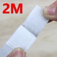 thumbnail image 1 of 5MrterStrong Self Adhesive Hook and Loop Fastener Tape Nylon Sticker Adhesive with Glue for DIY Craft Accessories20/25/30/50 MM White 2Meter 25MM, 1 of 6