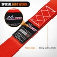 thumbnail image 4 of Nilight Soft Loop 1.7”×17" Motorcycle Tie Down Straps Heavy Duty 12000Lbs Max Break Strength for Securing ATV UTV Kayak Moving Cargo (8PK-Red), 4 of 8