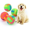 thumbnail image 3 of Pet Products Elastic Flash Light Squeaky Spike Ball Pet Dog Cat Molar Plastic Entertained Toy, 3 of 8