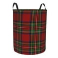 thumbnail image 3 of Royal Stewart Tartan Clan Laundry Basket Collapsible Geometric Gingham Clothes Hamper for Baby Kids Toys Storage Bag, 3 of 5
