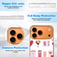 thumbnail image 6 of Case For Apple iPhone Air / 17 Pro / 17 Pro Max Series Case, Slim Thin Transparent Flexible Clear TPU Shockproof Phone Case For iPhone 17 Series, Heart Calendar Postcard (5), 6 of 6